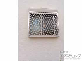 の面格子・窓格子 【特注】アルミ面格子 ヒシクロス 施工例
