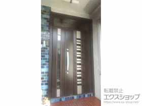 の玄関ドア リシェント玄関ドア3 断熱K4仕様 親子仕様(ランマ付)R G82型 ※手動仕様 施工例