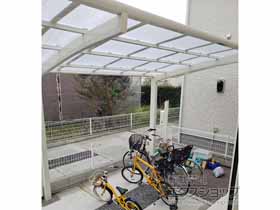 のカーポート ネスカR (ラウンドスタイル) 積雪〜20cm対応 施工例