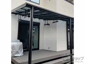 のテラス屋根 ソラリア F型 ビッグサイズ 単体 積雪〜20cm対応 施工例