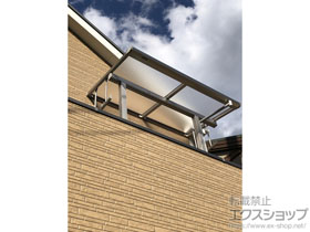 のバルコニー・ベランダ屋根 ソラリア F型 屋根タイプ 単体 積雪〜20cm対応 施工例