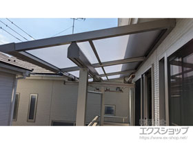 のバルコニー・ベランダ屋根 ソラリア F型 屋根タイプ 単体 積雪〜20cm対応 施工例