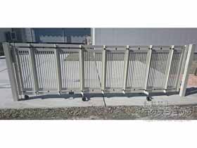 のカーゲート エクスライン伸縮ゲート2型 ノンレール 片開き 36S 施工例