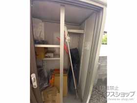 の物置・屋外倉庫 エスモ 一般型 1497×750×1959 ESE-1507A-DW 施工例