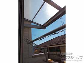 のバルコニー・ベランダ屋根 スピーネ F型 ルーフタイプ 単体 積雪〜20cm対応 施工例