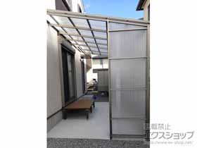 のストックヤード オイトック 波板囲い 両袖タイプ 連棟 積雪〜20cm対応 施工例
