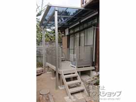 のテラス屋根 ソラリア F型 テラスタイプ 単体 積雪〜20cm対応 施工例