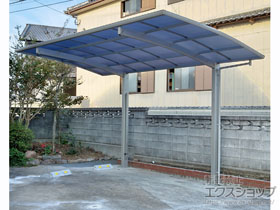 のカーポート プレシオスポート 積雪〜20cm対応+着脱式補助柱 施工例