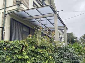 のテラス屋根 フーゴF 独立テラスタイプ 単体 積雪〜20cm対応 施工例