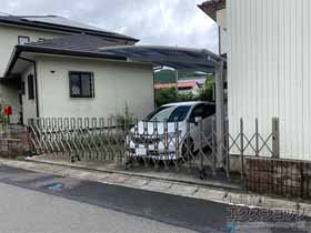 のカーゲート トリップゲートII 2型 スタンダード ノンレール 片開き　68S 施工例