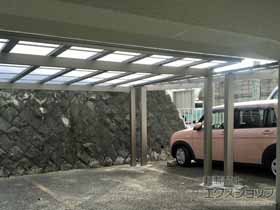 のカーポート ソリッドポート ワイド 積雪〜20cm対応 施工例