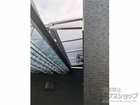 のバルコニー・ベランダ屋根 ソラリア F型 ルーフタイプ 単体 積雪〜20cm対応 施工例
