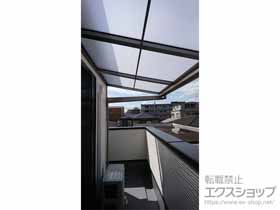 のバルコニー・ベランダ屋根 スピーネ F型 ルーフタイプ 単体 積雪〜20cm対応 施工例