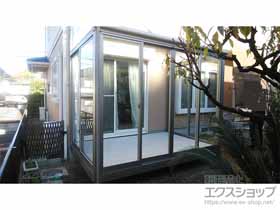 のテラス囲い・サンルーム サニージュ R型 床納まり ランマ無 施工例