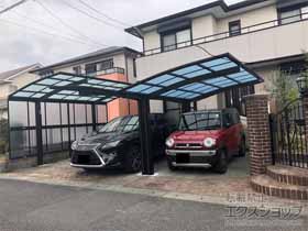 のカーポート レイナポートグラン Y合掌　積雪〜20cm対応 施工例