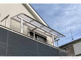 のバルコニー・ベランダ屋根 ソラリア R型 屋根タイプ 単体 積雪〜20cm対応 施工例