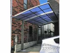 LIXIL(リクシル)のカーポート ネスカR (ラウンドスタイル) 積雪～20cm対応 施工例
