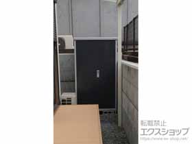 の物置・屋外倉庫 アイビーストッカー 1100×905×1903 BJX-119E-CG 施工例