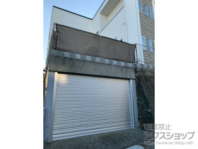 のガレージシャッター ガレージシャッタークワトロ 電動式 内部付タイプ ※外部停電時開閉機構 施工例