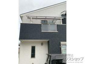 のバルコニー・ベランダ屋根 ソラリア R型 屋根タイプ 単体 積雪〜20cm対応 施工例