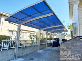 のカーポート レイナポートグラン 縦連棟　積雪〜20cm対応 施工例