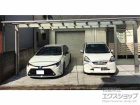のカーポート エフルージュ ツイン FIRST 積雪〜20cm対応 施工例