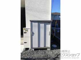 の物置・屋外倉庫 エスモ 一般型 1200×750×1501 ESE-1207E-PW 施工例