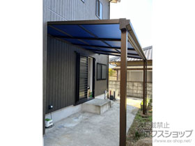 のテラス屋根 ソラリア F型 テラスタイプ 単体 積雪〜20cm対応 施工例