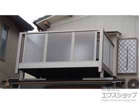 のバルコニー ビューステージHスタイル パネルマット 単体 屋根置き式 施工例