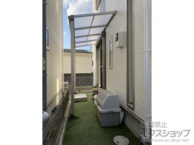 のテラス屋根 ソラリア F型 テラスタイプ 単体 積雪〜20cm対応 施工例
