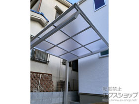 のサイクルポート・駐輪場 ネスカFミニ (フラットスタイル) 積雪〜20cm対応 施工例