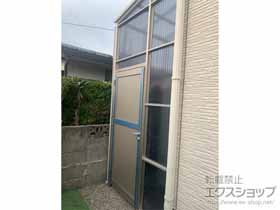 のストックヤード ストックヤードII 両側ドア付きタイプ 積雪〜20cm対応＋腰パネル 施工例