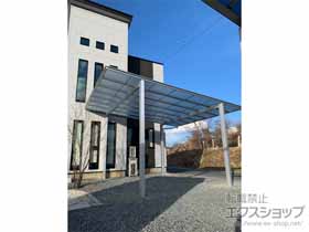 のカーポート ソリッドポート ワイド 積雪〜20cm対応 施工例