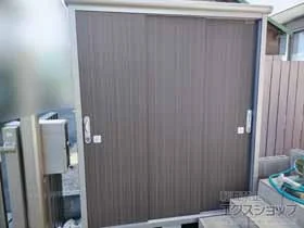 ヨドコウの物置 エスモ 一般型 1650×520×1959 ESE-1605A-DW 施工例