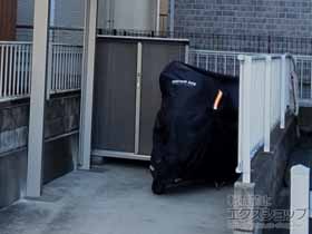 の物置・屋外倉庫 グランプレステージジャンプ 1304×530×1400 GP-135C-T-CB 施工例