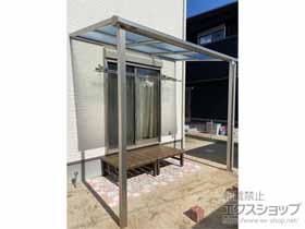 のテラス屋根 ソラリア F型 テラスタイプ 単体 積雪〜20cm対応 施工例