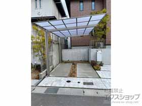 のカーポート ネスカF (フラットスタイル) 積雪〜20cm対応 施工例