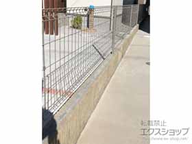 のフェンス・柵 イーネットフェンス 3F型　自由柱施工 施工例