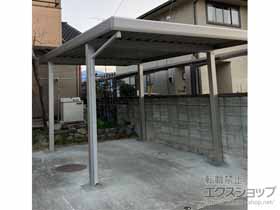 のカーポート ジーポートneo Aタイプ 角柱4本柱 積雪〜100cm対応 施工例