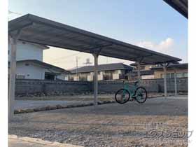 のサイクルポート・駐輪場 イナバ自転車置場 BYNタイプ 3連続タイプ 施工例