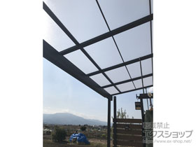 のテラス屋根 スピーネ F型 テラスタイプ 単体 積雪〜20cm対応 施工例