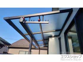 のバルコニー・ベランダ屋根 ソラリア F型 屋根タイプ 単体 積雪〜20cm対応 施工例