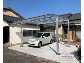 のカーポート ソリッドポート ワイド 積雪〜20cm対応 施工例
