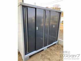の物置・屋外倉庫 シンプリー 一般型 1940×755×1603 MJX-197D-CG 施工例