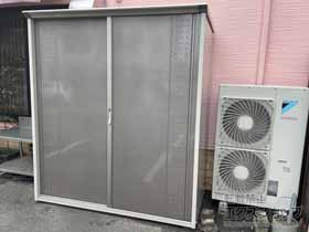 の物置・屋外倉庫 グランプレステージジャンプ 1879×900×2100 GP-199H-F-CB 施工例