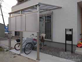 のテラス屋根 ソラリア F型 テラスタイプ 単体 積雪〜20cm対応 施工例