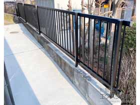 のフェンス・柵 スーパー速川 1型 フリー支柱タイプ 施工例