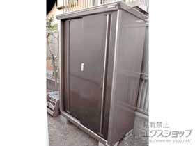 の物置・屋外倉庫 ナイソーシスター　1100×580×1603（KMW-116D-P） KMW-116D-P-CB 施工例