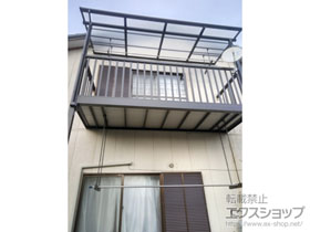 のバルコニー・ベランダ屋根 スピーネ F型 ビューステージHスタイル屋根タイプ 単体 積雪〜20cm対応 施工例