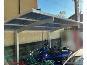 のサイクルポート・駐輪場 アリュースミニ 積雪〜20cm対応 施工例